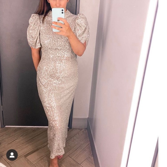 COPY - NWT H&M Sequin Dress, Size S - Picture 10 of 13